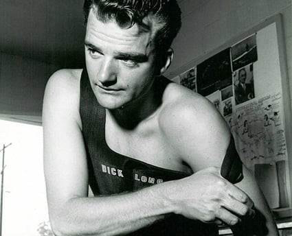 Dick Long in a wetsuit