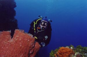 Eric Underwater in cozumel