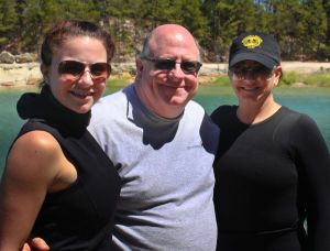 Eric Keibler with Shelly Scamahorn and Morgan Chandler