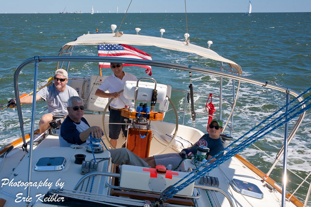 Sailors aboard Artemis