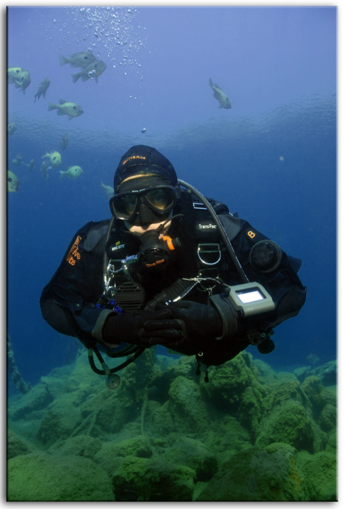 Diver Hovering