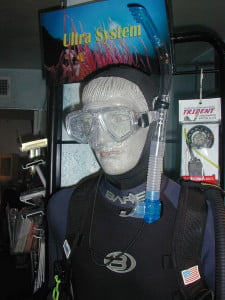 Al with his mask and snorkel