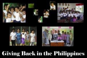 giving back - philippines