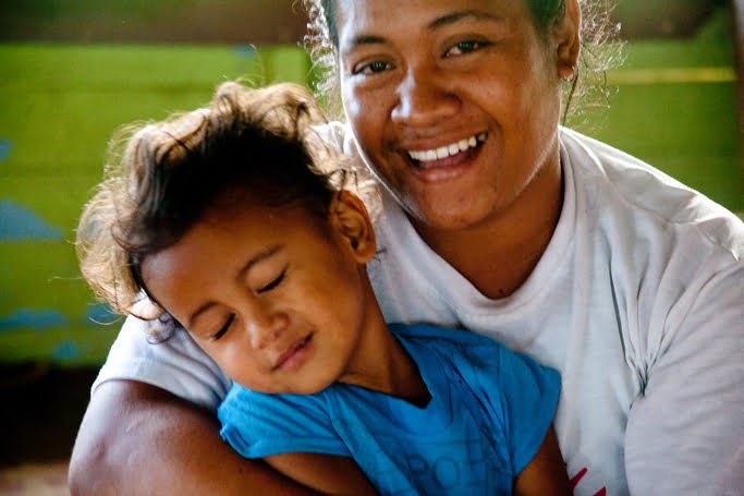 Mother and Son in Fiji